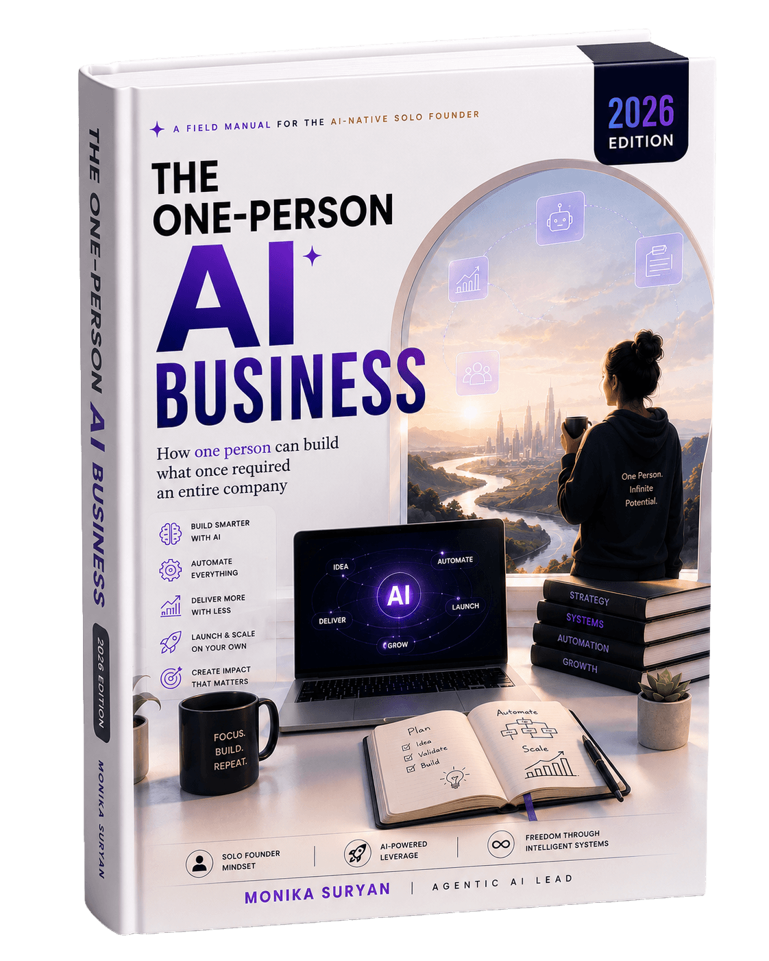 The One-Person AI Business ebook cover